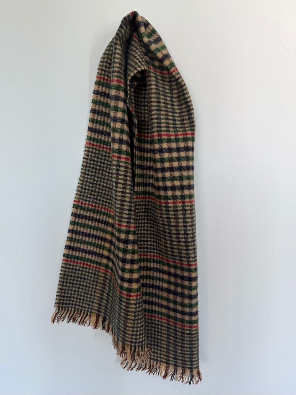 Vintage Marshall Fields Multicolor Plaid Scarf